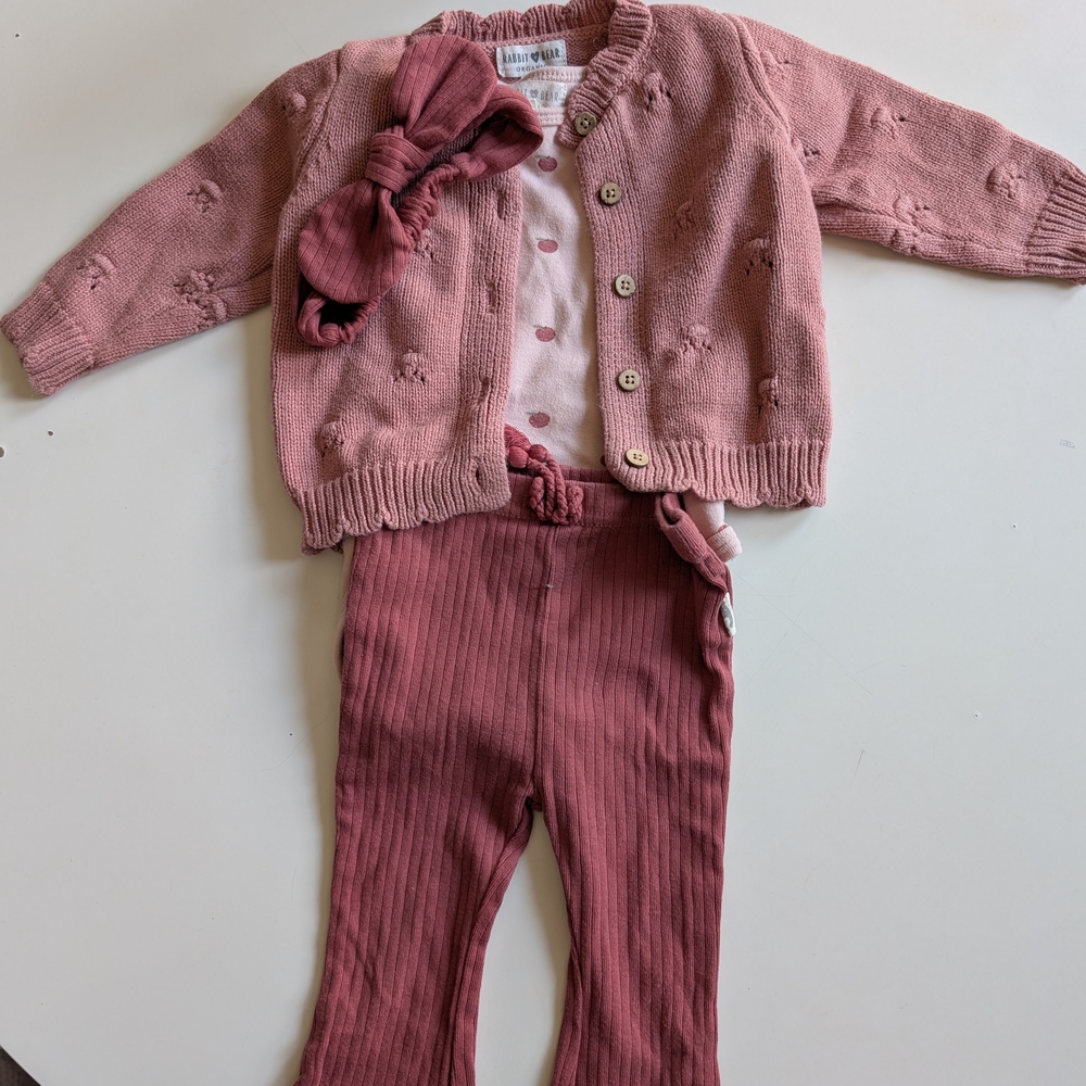 Pink Baby Outfit Set